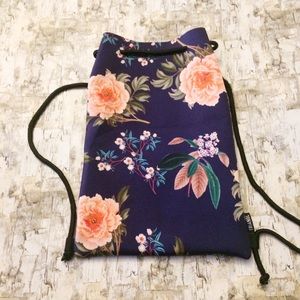 Triangl Neoprene Floral Drawstring Backpack